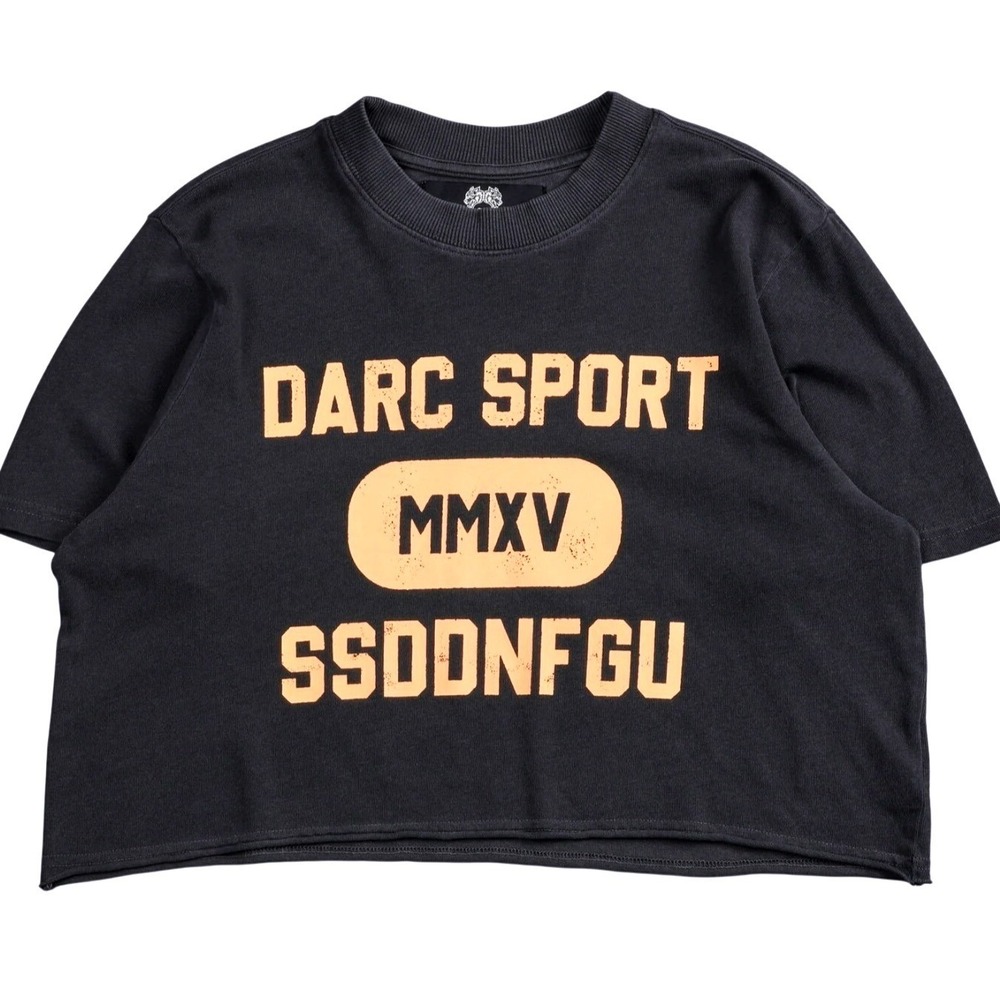 Darc Sport Wolves Forever Premium Cropped T Shirt Wolf Gray MMIXV‎ Small